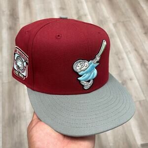 San Diego Padres New Era MLB Swinging Fria Logo Red cap Hat size 7 3/8